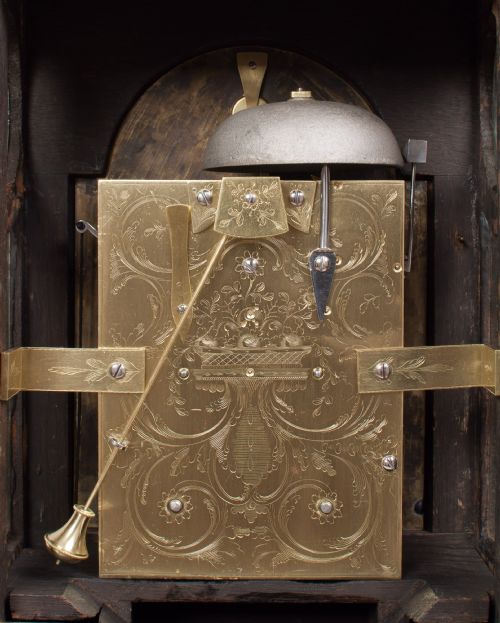 fig 3. A Georgian Bracket Clock by Collyer of London c.1770.