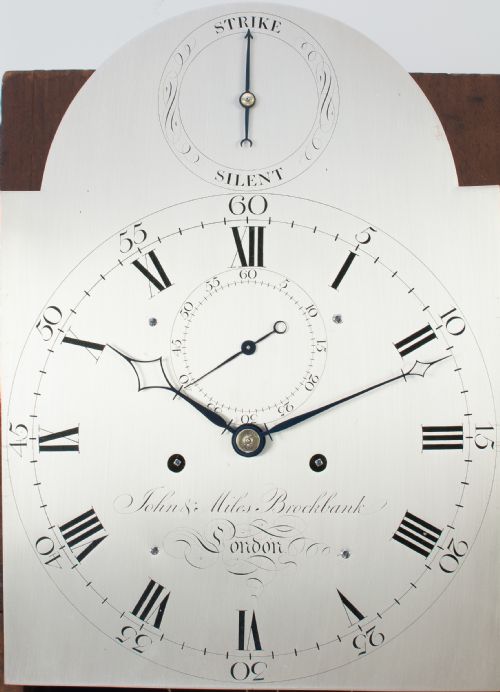 fig 4. John & Miles Brockbank of London, Long case, Grandfather, Regulator Clock - Circa 1790
