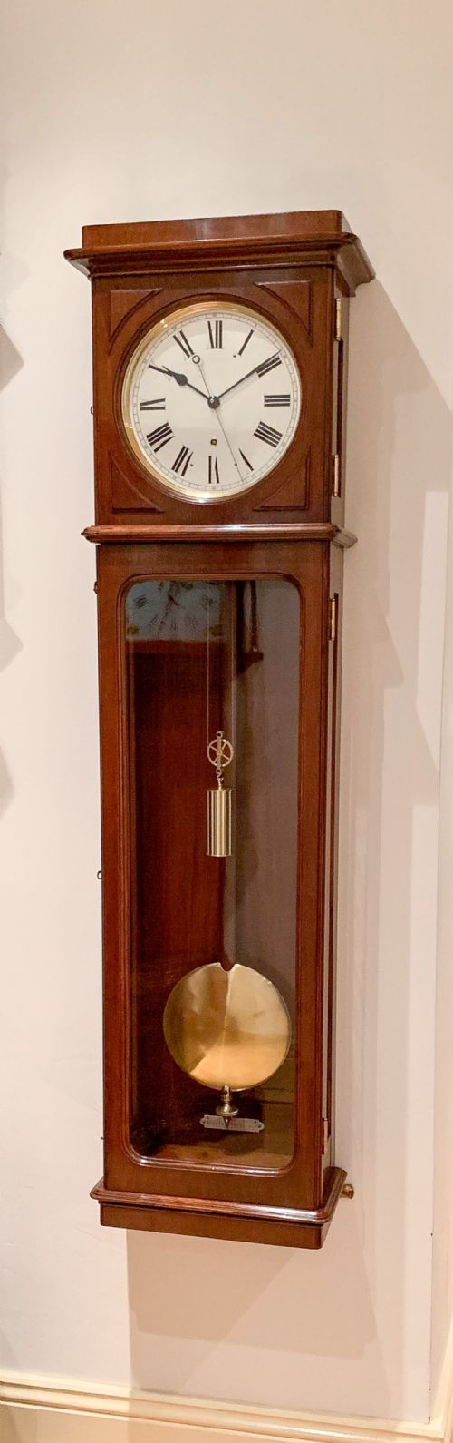 fig 2. Lenzkirch Precision Regulator Wall Clock c.1922