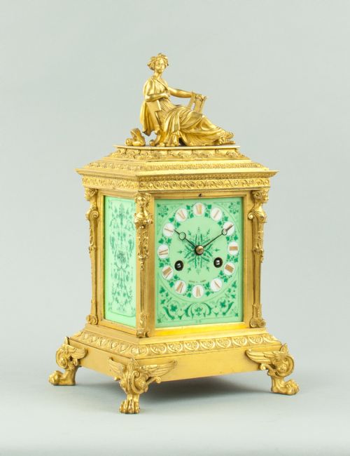 A Fine Quality Ormolu French Mantel Clock (Vincenti Paris, C. 1870)