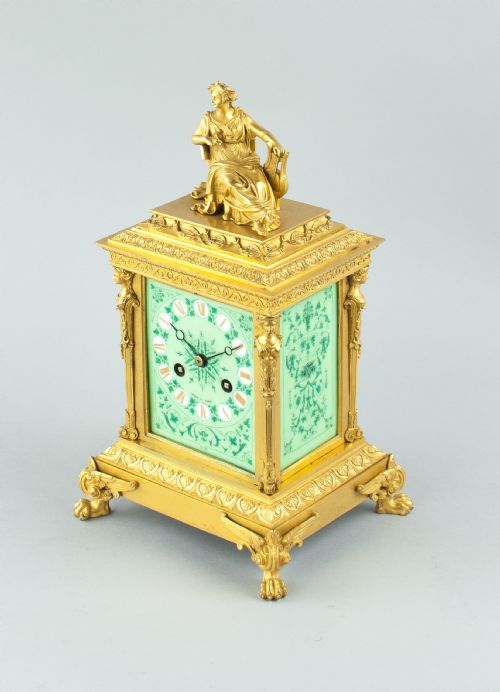 fig 2. A Fine Quality Ormolu French Mantel Clock (Vincenti Paris, C. 1870)