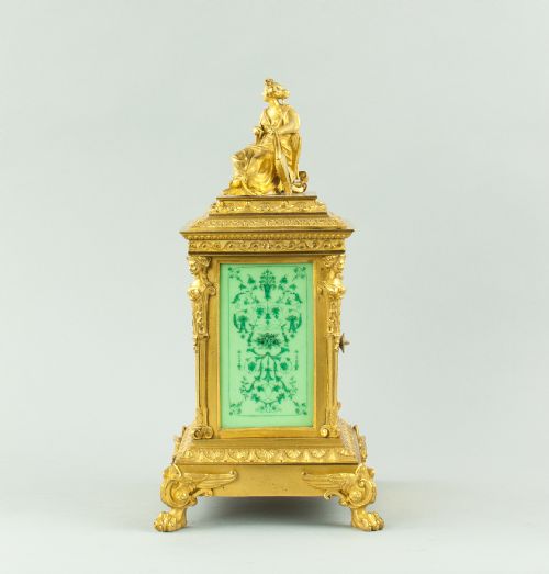 fig 4. A Fine Quality Ormolu French Mantel Clock (Vincenti Paris, C. 1870)