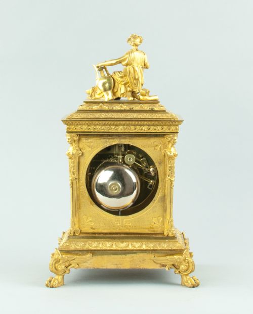 fig 5. A Fine Quality Ormolu French Mantel Clock (Vincenti Paris, C. 1870)