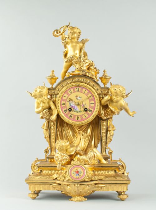 A Fine Quality Ormolu French Mantel Clock (Henri Marc Paris, C. 1870)