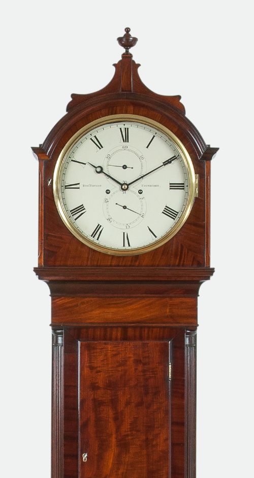 fig 3. A Regency 8 day long case / Grandfather clock by Robert Bryson of Edinburgh.