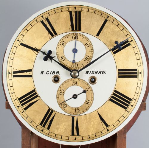 fig 1. W Gibb Of Wishaw Long case / Grandfather Clock C.1870