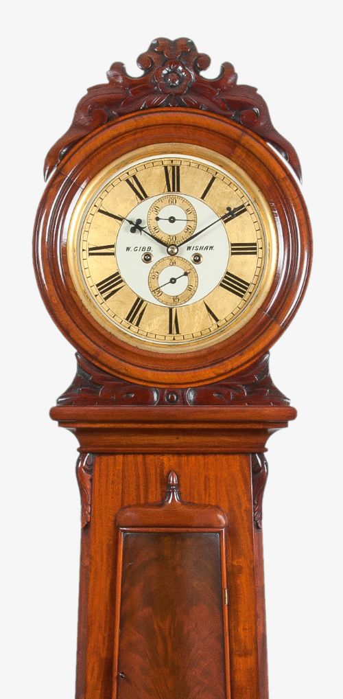 fig 3. W Gibb Of Wishaw Long case / Grandfather Clock C.1870