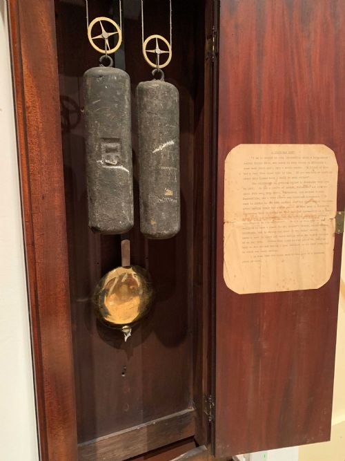 fig 4.
Thomas Reid of Edinburgh, mahogany longcase / grandfather clock c.1790