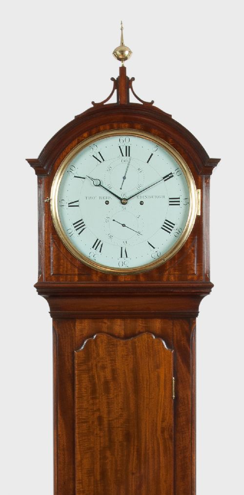 fig 7.
Thomas Reid of Edinburgh, mahogany longcase / grandfather clock c.1790