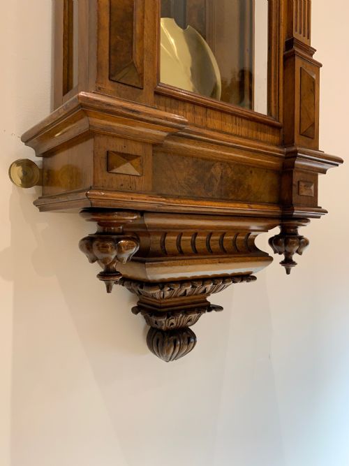 fig 1. A fine quality Altdeutsch Vienna Regulator wall clock, circa 1875,