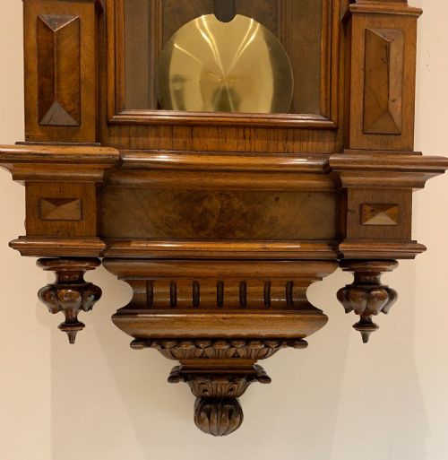 fig 2. A fine quality Altdeutsch Vienna Regulator wall clock, circa 1875,