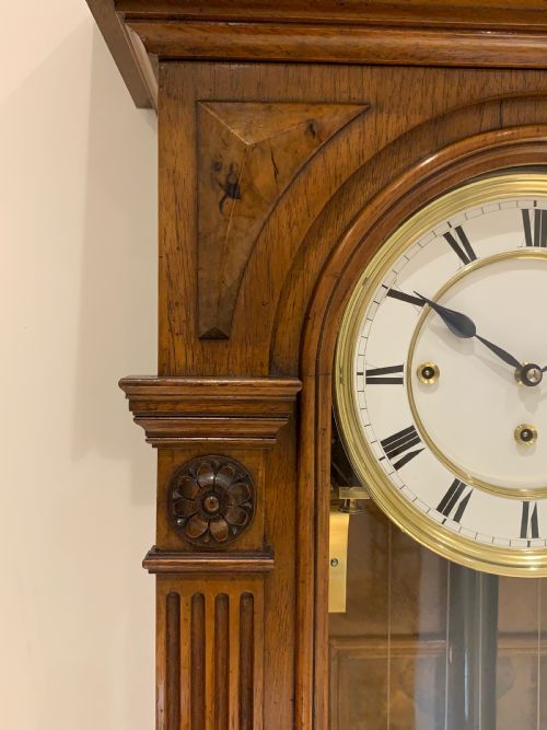 fig 7. A fine quality Altdeutsch Vienna Regulator wall clock, circa 1875,