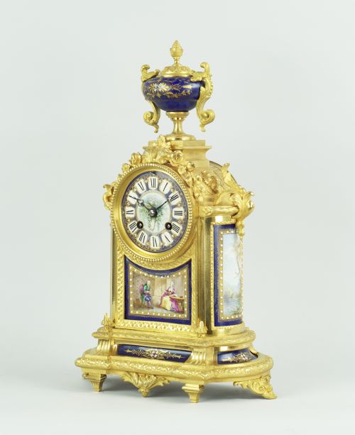 fig 1. A Fine Quality Ormolu French Mantel Clock C.1880