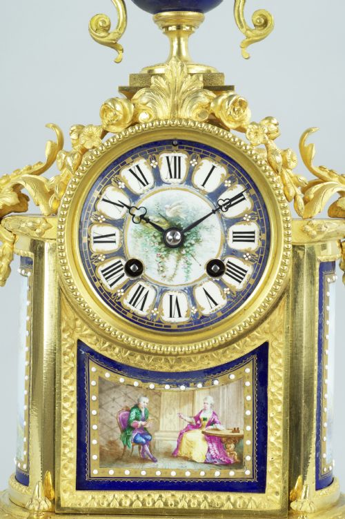 fig 3. A Fine Quality Ormolu French Mantel Clock C.1880