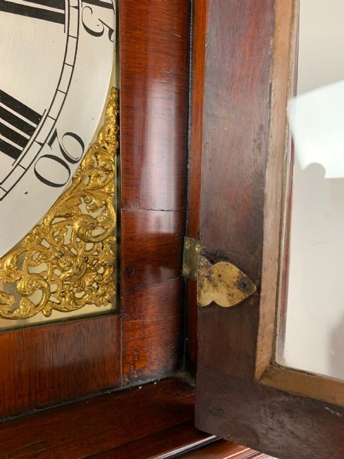 fig 6. Wright and Sellon Of London, Mahogany Long Case / Grandfather Clock C.1760