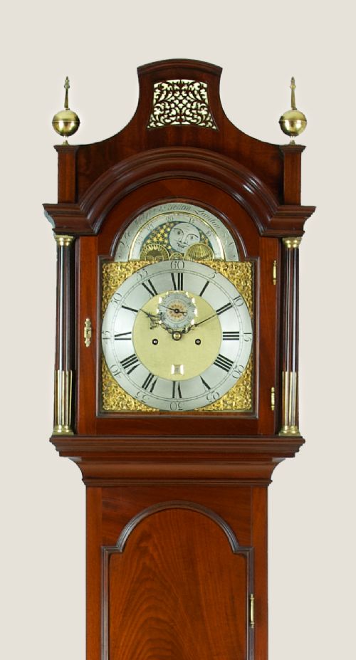 fig 7. Wright and Sellon Of London, Mahogany Long Case / Grandfather Clock C.1760