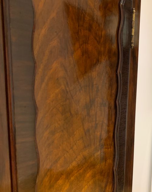 fig 4. Gillett & Johnston, Westminster chiming mahogany long case / grandmother / grandfather / regulator clock c. 1920