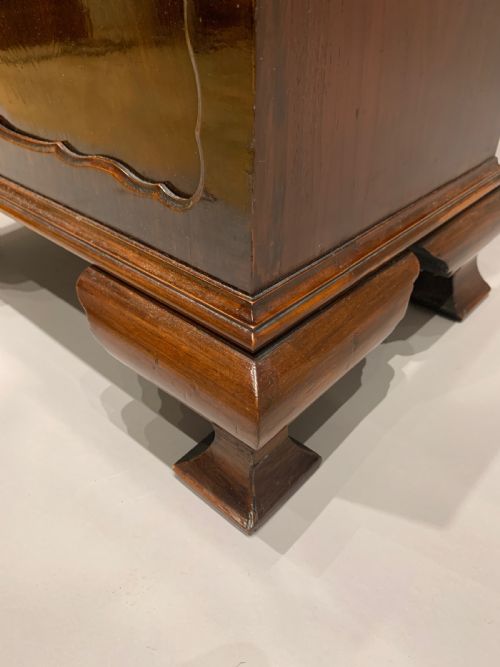 fig 8. Gillett & Johnston, Westminster chiming mahogany long case / grandmother / grandfather / regulator clock c. 1920
