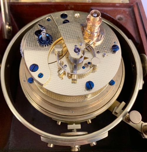 fig 1. A fine quality marine chronometer by Charles Frodsham, London c.1880.