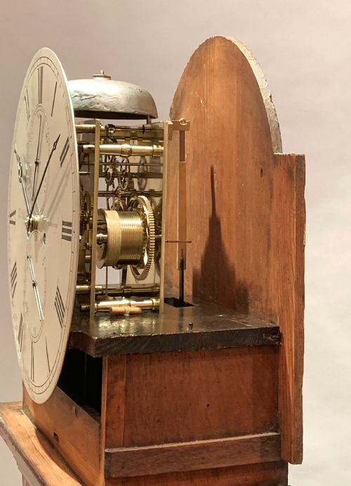 fig 2. Thomas Reid Of Edinburgh Mahogany Long Case / Grandfather Clock C.1790