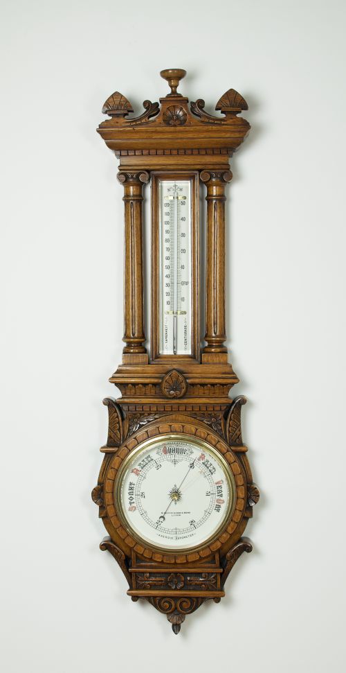 A High Quality Victorian Aneroid Barometer by Barraclough of Leeds