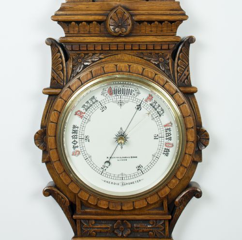 fig 2. A High Quality Victorian Aneroid Barometer By Barraclough Of Leeds