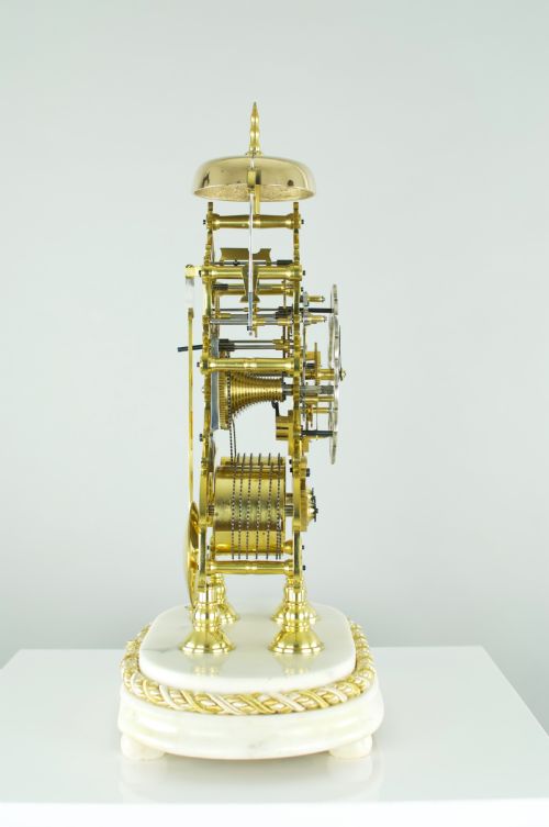 fig 1. A fine quality double fusee skeleton clock, c.1840