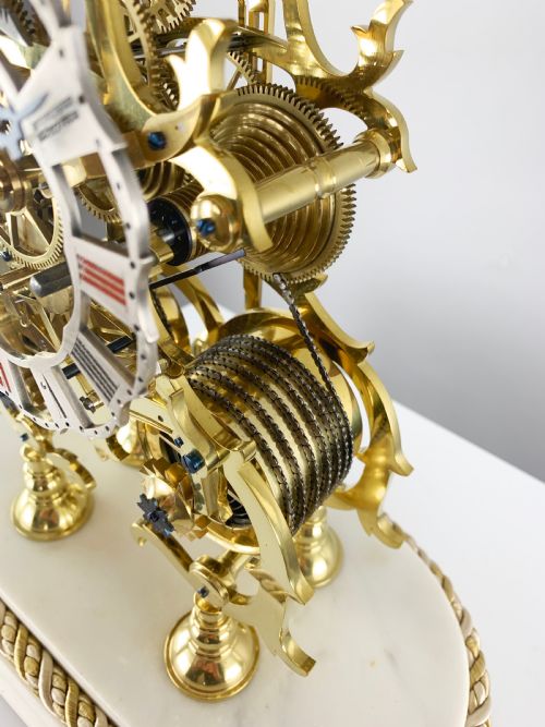 fig 5. A fine quality double fusee skeleton clock, c.1840