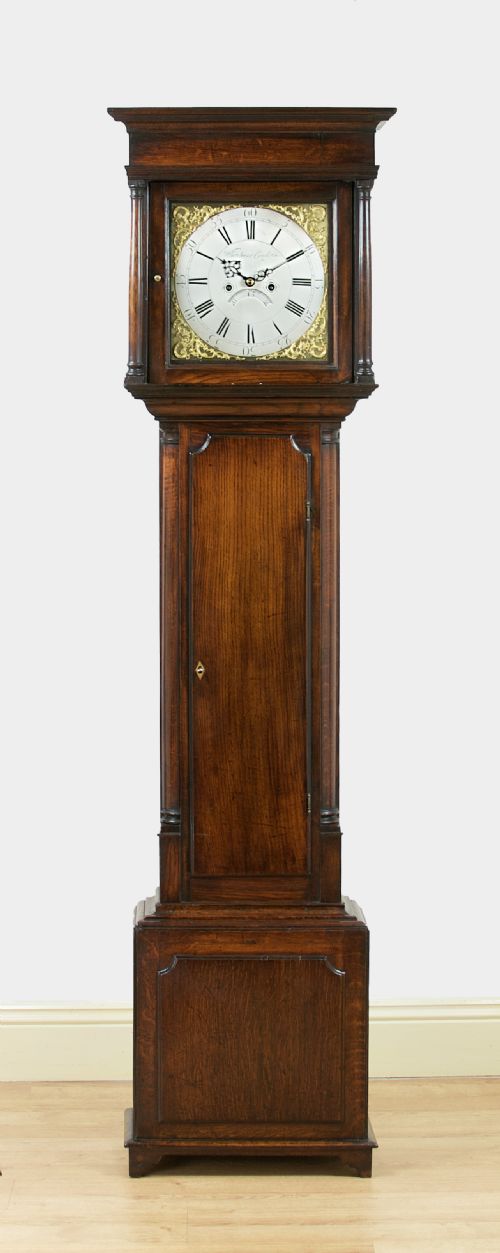 Whitehurst of Congleton Oak Long Case / Grandfather Clock C.1750