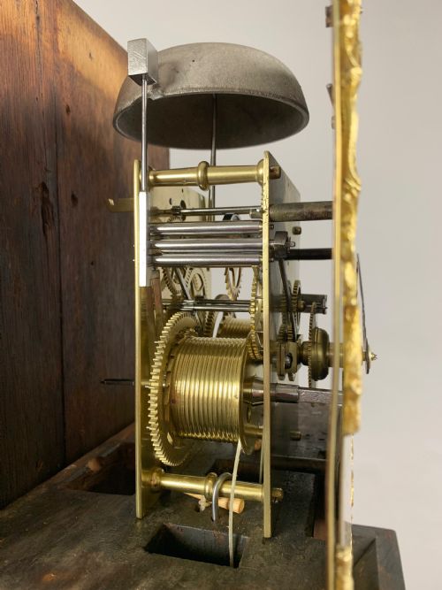 fig 4. Whitehurst Of Congleton Oak Long Case / Grandfather Clock C.1750