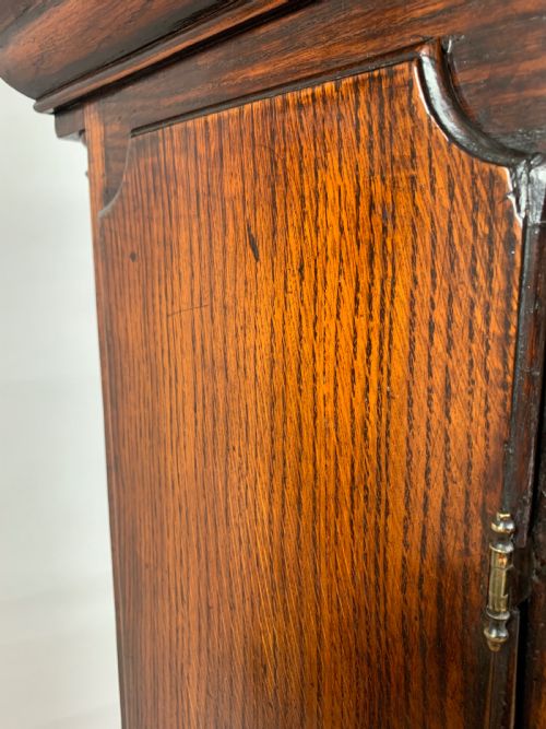 fig 5. Whitehurst Of Congleton Oak Long Case / Grandfather Clock C.1750