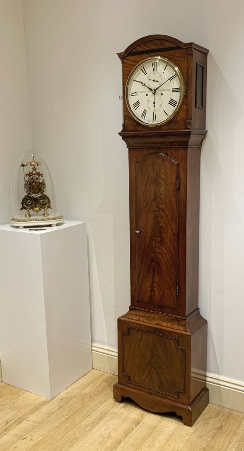 fig 1. AM Ortelli Of Godalming, Long Case / Grandfather Clock, Circa 1830