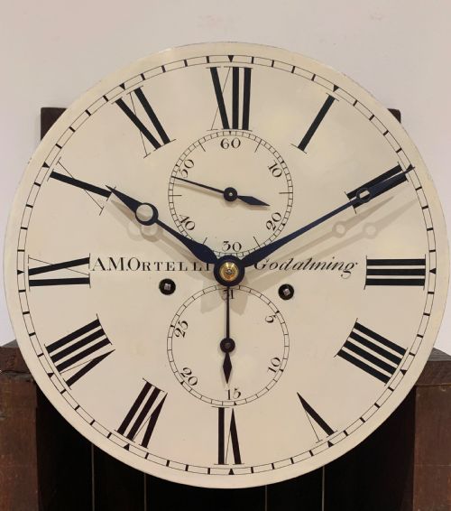 fig 3. AM Ortelli Of Godalming, Long Case / Grandfather Clock, Circa 1830