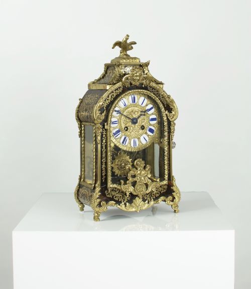fig 2. French Boulle Mantel Clock, Circa 1880
