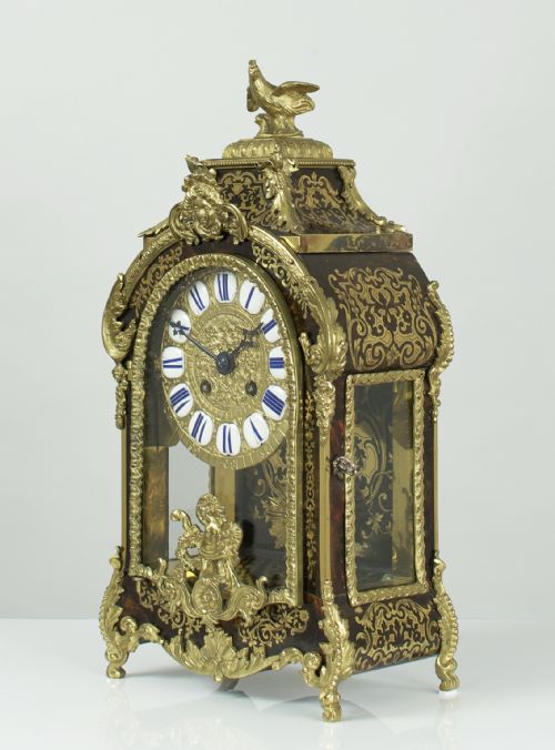 fig 3. French Boulle Mantel Clock, Circa 1880