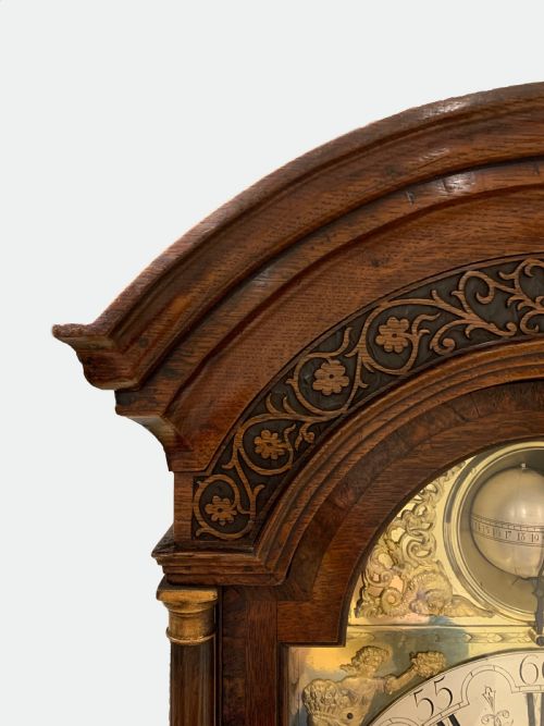 A RARE BALL MOONPHASE LONG CASE GRANDFATHER CLOCK BY SEDDON OF FRODSHAM C1745 - ADDITIONAL PHOTO 5