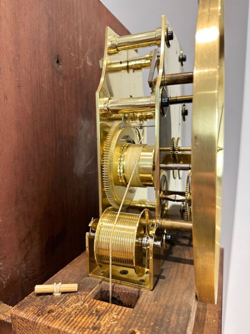 fig 2. Hutton Edinburgh, Mahogany Regulator / Long Case / Grandfather Clock C. 1860