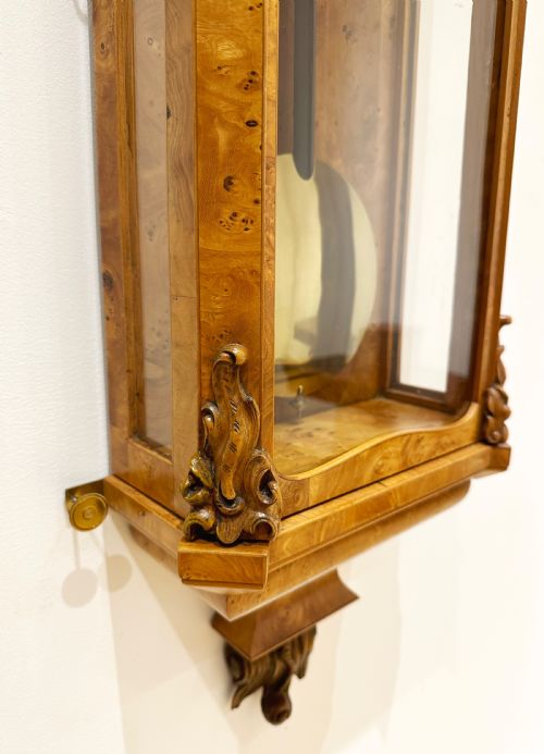 fig 9. A Biedermeier Grande Sonnerie Vienna Regulator Wall Clock, Circa 1850.