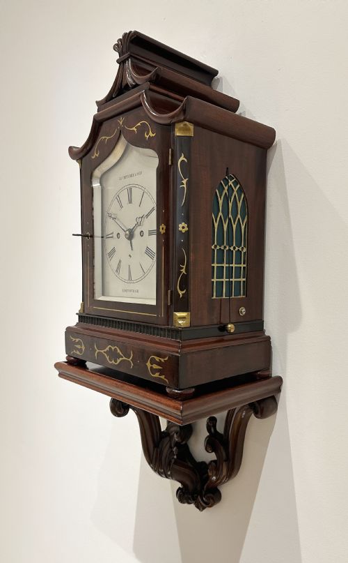 fig 2. A Fine Quality Bracket / Mantel / Wall Clock By James Ritchie of Edinburgh