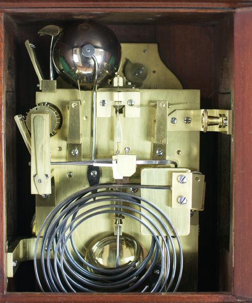 fig 4. A Fine Quality Quarter Chiming Bracket / Mantel Clock, London c.1890.