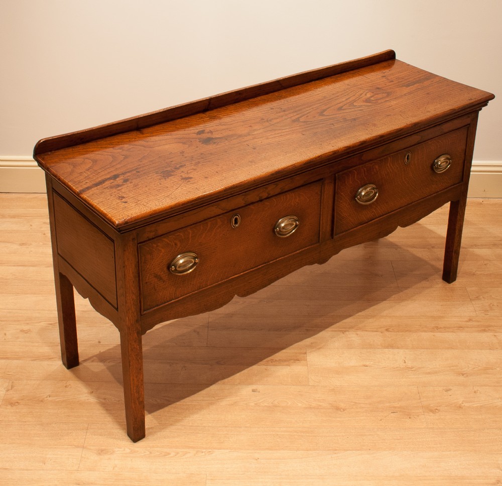 Oak and Elm Dresser base, circa 1800
