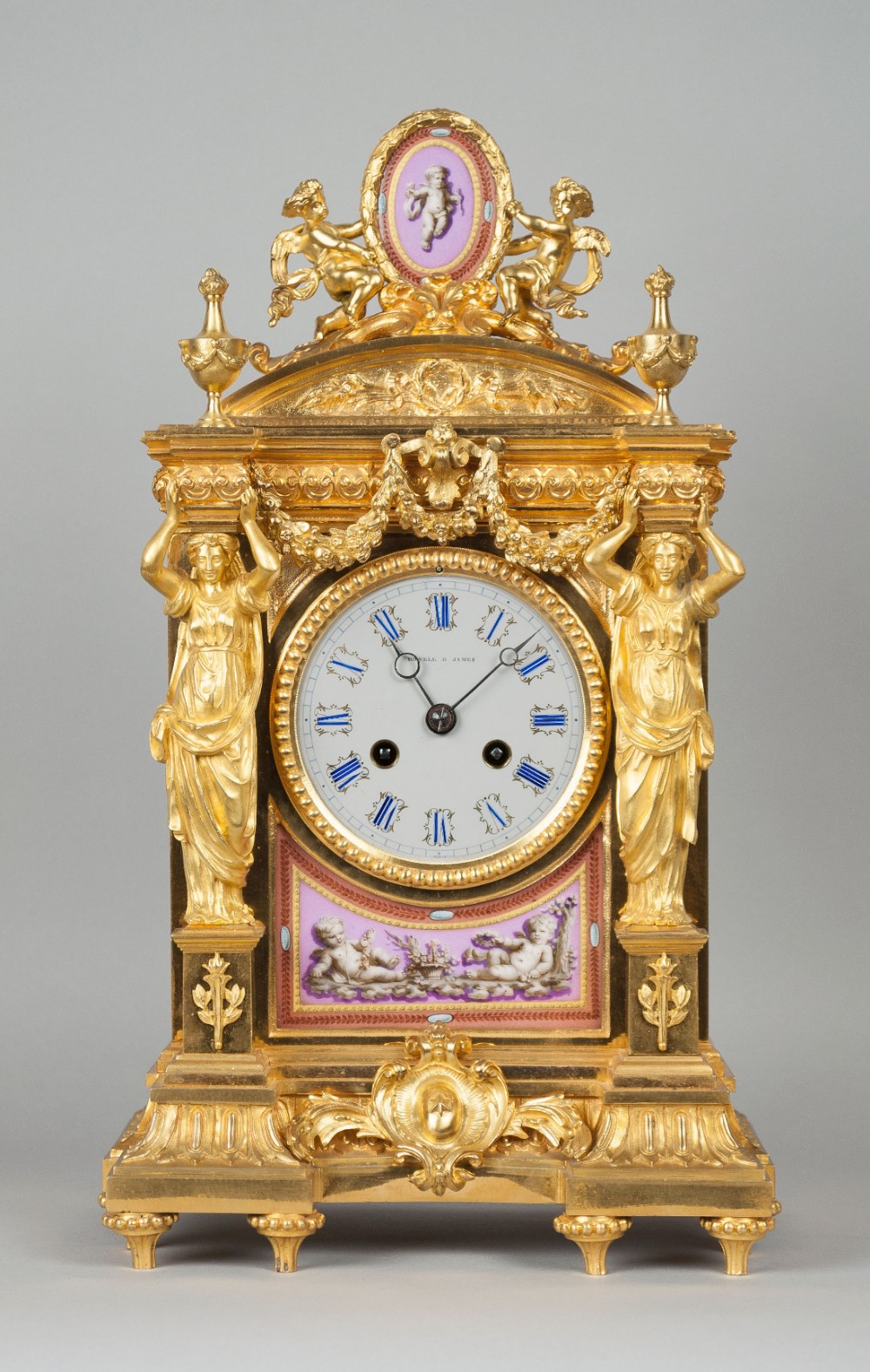 Howell & James of Regent Street London Mantel Clock c.1870