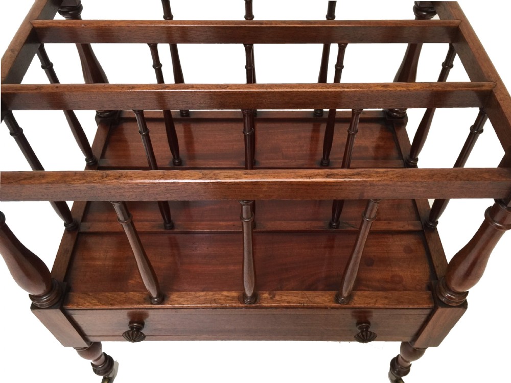 A Fine Quality Mahogany Canterbury Circa 1830 View III