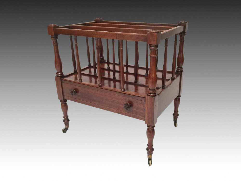 A Fine Quality Mahogany Canterbury Circa 1830