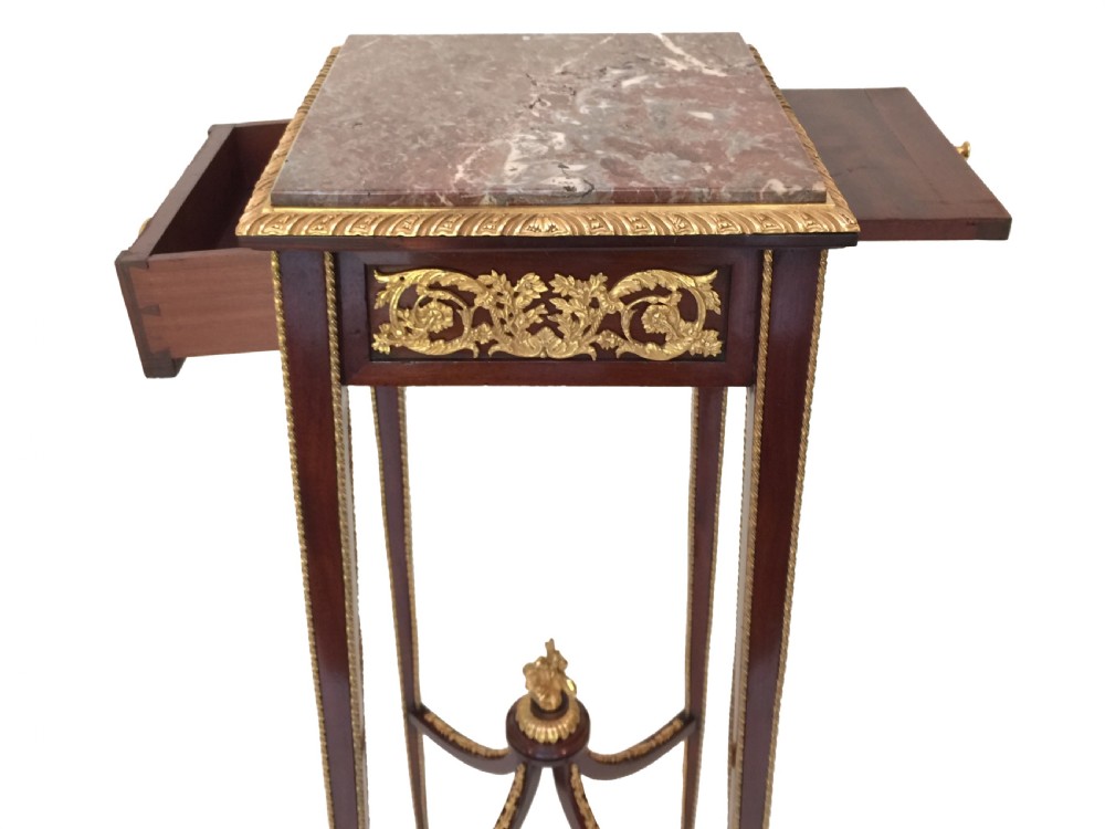 A French Mahogany & Ormolu Mounted Stand, circa 1880. View V