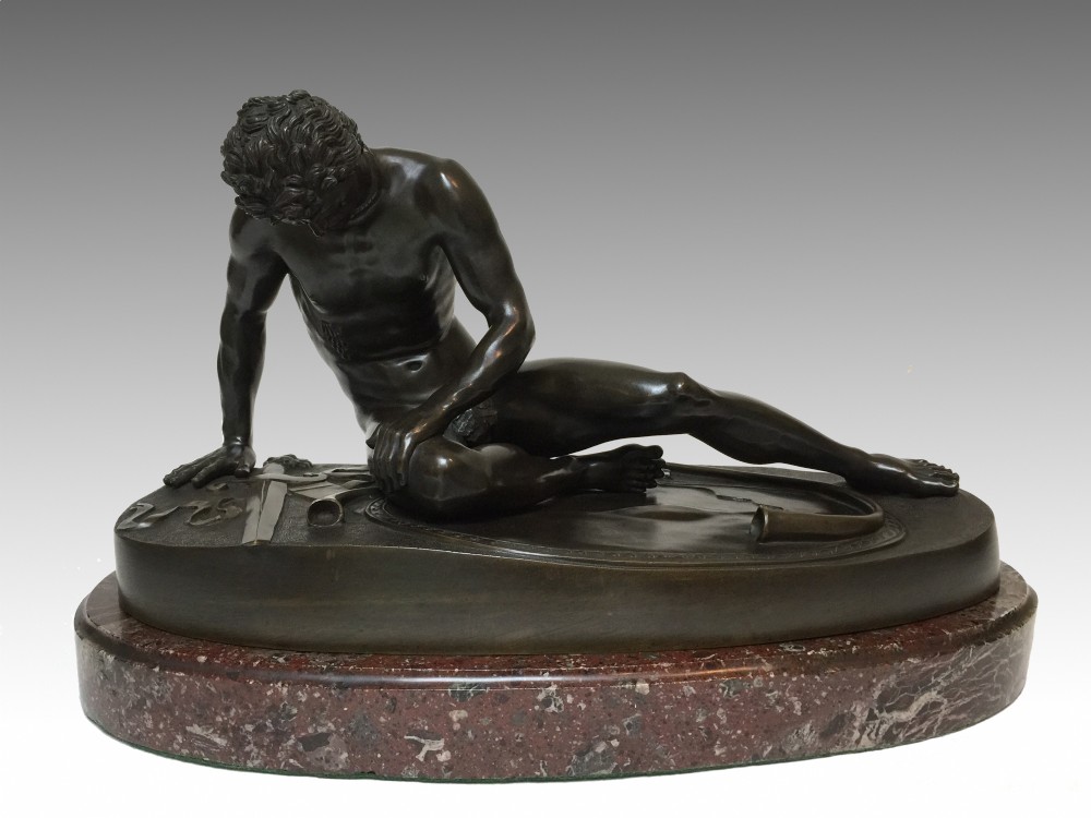 Antique Grand Tour Bronze Dying Gaul - circa 1870