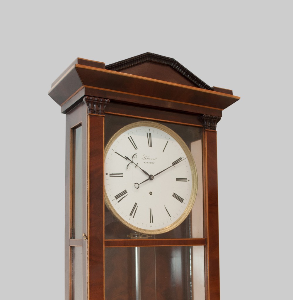 DACHLUHR BIEDERMEIER VIENNA REGULATOR WALL CLOCK - LEHRNER IN KASCHAU View IV