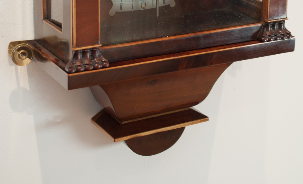 DACHLUHR BIEDERMEIER VIENNA REGULATOR WALL CLOCK - LEHRNER IN KASCHAU View VII