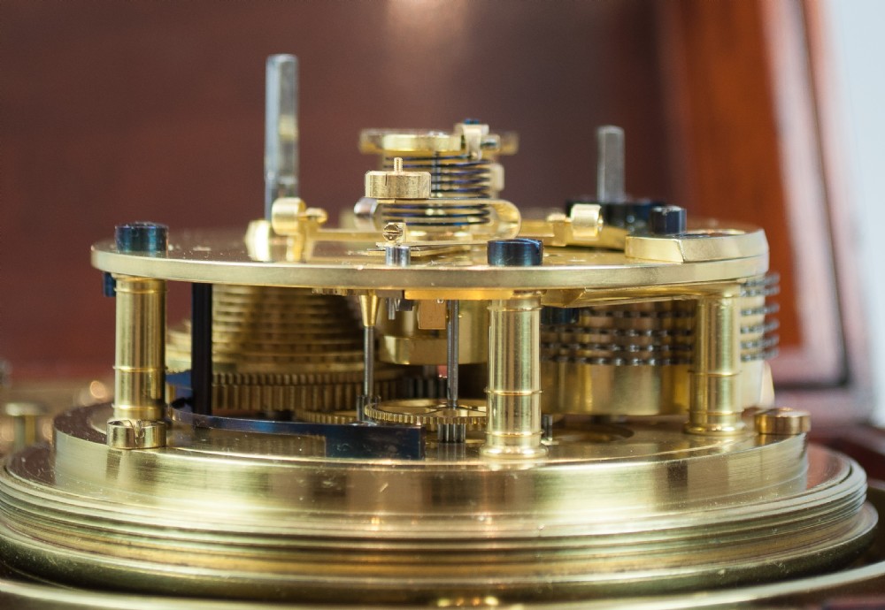 Marine Chronometer by EJ Dent Of London With Staple Balance, Circa 1850. View VI