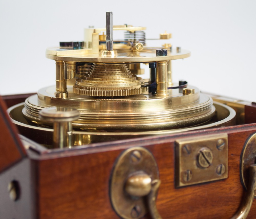 Marine Chronometer by EJ Dent Of London With Staple Balance, Circa 1850. View VII